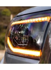 Morimoto XB LED Headlights (Amber) Toyota Sequoia | Tundra 2007-2018                                     - LF533-A-ASM - Image 10