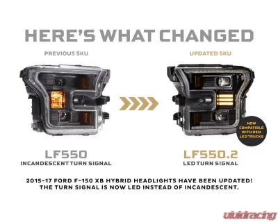 Morimoto XB LED Headlight Set Ford F-150 2015-2017 - LF550.2