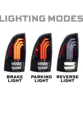 Morimoto Clear XB Led Tail Lights Toyota Tacoma 2005-2015                                     - LF727 - Image 3