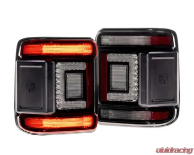 Morimoto Smoked Lens XB LED Low Profile Taillights Pair Jeep Wrangler JL 2018-2025 - LF746