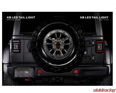 Morimoto Smoked Lens XB LED Low Profile Taillights Pair Jeep Wrangler JL 2018-2025 - LF746