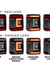 Morimoto Smoked Lens XB LED Low Profile Taillights Pair Jeep Wrangler JL 2018-2025                                     - LF746 - Image 3
