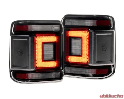Morimoto Smoked Lens XB LED Low Profile Taillights Pair Jeep Wrangler JL 2018-2025 - LF746