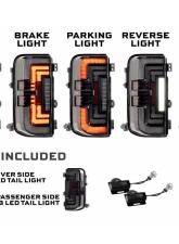 Morimoto Smoked Lens XB LED Low Profile Tail Lights Ford Bronco 2021+                                     - LF750 - Image 9