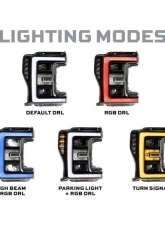 Morimoto XRGB LED Headlights Ford F-250 | F-350 | F-450 Super Duty 2017-2019                                     - LF777 - Image 4