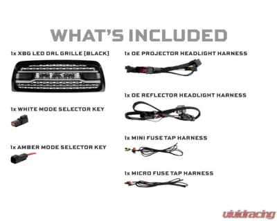 Morimoto XBG LED Grille (Black) Ram 2500 | 3500 2013-2018 - XBG27