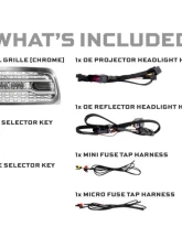 Morimoto XBG LED Grille (Chrome) Ram 2500 | 3500 2013-2018                                     - XBG28 - Image 3