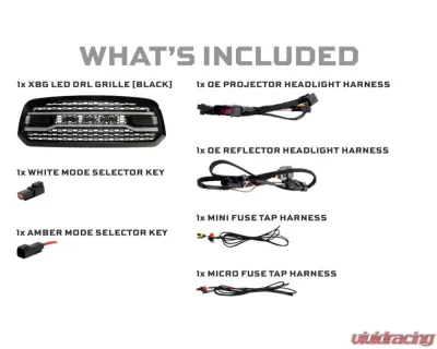 Morimoto XBG LED Grille (Black) Ram 1500 2013-2018 - XBG29