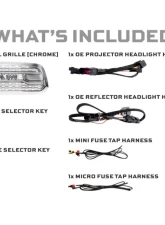 Morimoto XBG LED Grille (Chrome) Ram 1500 2013-2018                                     - XBG30 - Image 3