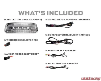 Morimoto XBG LED Grille (Chrome) Ram 1500 2013-2018 - XBG30