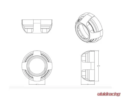 Morimoto Apollo 2.0 Flat Projector Shrouds - S120