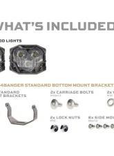 Morimoto 4Banger 2.0 NCS Combo Yellow LED Pods Set                                     - BAF004.2Y - Image 4