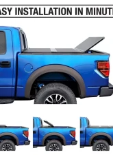Tyger Auto T5 Alloy Hardtop Truck Bed Tonneau Cover (5'7" Bed) Dodge Ram 1500 2002-2021                                     - TG-BC5D3015 - Image 5