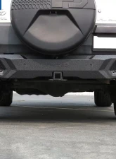 Tyger Auto Textured Black Fury Rear Bumper Toyota FJ Cruiser 2007-2014                                     - TG-BP9T80698 - Image 4