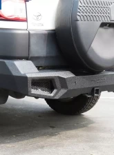 Tyger Auto Textured Black Fury Rear Bumper Toyota FJ Cruiser 2007-2014                                     - TG-BP9T80698 - Image 5