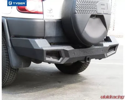 Tyger Auto Textured Black Fury Rear Bumper Toyota FJ Cruiser 2007-2014 - TG-BP9T80698