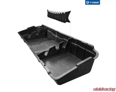 Tyger Auto Under Seat Storage Box Chevrolet Silverado | GMC Sierra 1500|2500|3500 Crew Cab 2007-2014 - TG-CB5C2358