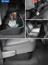 Tyger Auto Under Seat Storage Box Chevrolet Silverado | GMC Sierra 1500|2500|3500 Crew Cab 2007-2014                                     - TG-CB5C2358 - Image 4