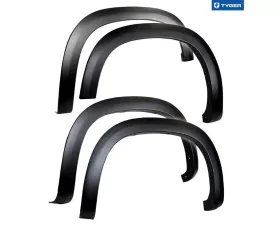 Tyger Auto Factory Style Fender Flares (Paintable Fine-Textured Matte Black) Chevrolet Silverado 1500 2019-2021