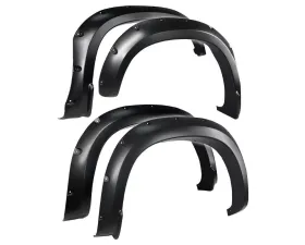 Tyger Auto Bolt-Riveted Style Fender Flares (Paintable Smooth Matte Black) Chevrolet Silverado 1500 2019-2021