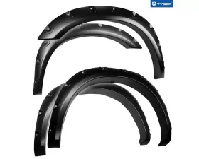 Tyger Auto Bolt-Riveted Style Fender Flares (Paintable Smooth Matte Black) Ram 2500 | 3500 2019-2021