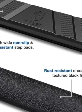 Tyger Auto 3.5" Textured Black Step Bars Toyota Tundra Double Cab 2007-2021                                     - TG-SS2T35078 - Image 5