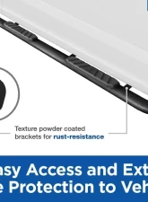 Tyger Auto 3.5" Textured Black Step Bars Toyota Tundra Double Cab 2007-2021                                     - TG-SS2T35078 - Image 7