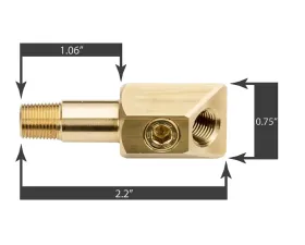 Dakota Digital Small Block Chevy Oil Pressure Adaptor 130070 for 1969-1982 Models