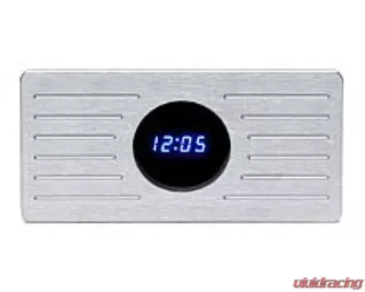 Dakota Digital Aluminum Clock Panel with VFD Clock for 1939 Ford ALC-39-CLK - ALC-39-CLK