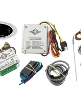 Dakota Digital DCC-2300-S-B Digital Elliptical Climate Control System for Vintage Air Gen II Satin Bezel Blue Display                                     - DCC-2300-S-B - Image 2