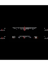 Dakota Digital HDX System Silver Face for 1967-1972 Ford Pickup, HDX-67F-PU-S                                     - HDX-67F-PU-S - Image 3