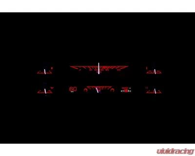 Dakota Digital HDX System Silver Face for 1967-1972 Ford Pickup, HDX-67F-PU-S - HDX-67F-PU-S