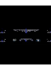 Dakota Digital HDX System Silver Face for 1967-1972 Ford Pickup, HDX-67F-PU-S                                     - HDX-67F-PU-S - Image 7