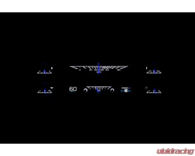 Dakota Digital HDX System Silver Face for 1967-1972 Ford Pickup, HDX-67F-PU-S - HDX-67F-PU-S