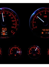 Dakota Digital HDX-2024-K Six-Piece Universal Round HDX System Black Face                                     - HDX-2024-K - Image 6