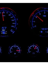 Dakota Digital HDX-2024-K Six-Piece Universal Round HDX System Black Face                                     - HDX-2024-K - Image 7