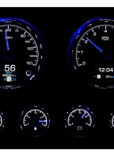 Dakota Digital HDX-2024-K Six-Piece Universal Round HDX System Black Face                                     - HDX-2024-K - Image 8