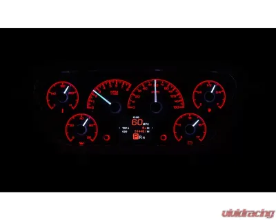 Dakota Digital HDX System Silver Face Pickup for 1953-1955 Chevrolet Trucks - HDX-53F-PU-S