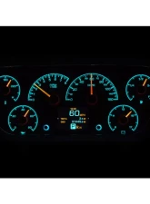 Dakota Digital HDX System Silver Face Pickup for 1953-1955 Chevrolet Trucks                                     - HDX-53F-PU-S - Image 8