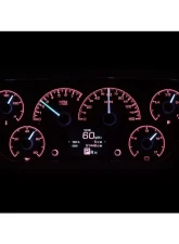 Dakota Digital HDX System Silver Face Pickup for 1953-1955 Chevrolet Trucks                                     - HDX-53F-PU-S - Image 9