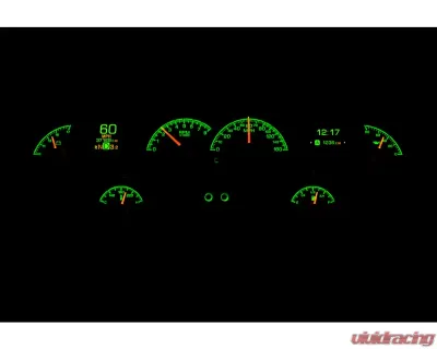 Dakota Digital HDX System Silver Face for 1958 Chevrolet Impala, Custom Gauge Set - HDX-58C-IMP-S