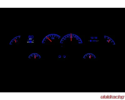 Dakota Digital HDX System Silver Face for 1958 Chevrolet Impala, Custom Gauge Set - HDX-58C-IMP-S