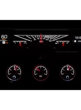 Dakota Digital HDX System Black Face for 1961-1962 Chevrolet Impala, Dashboard Gauge Set                                     - HDX-61C-IMP-K - Image 3