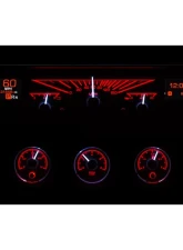 Dakota Digital HDX System Black Face for 1961-1962 Chevrolet Impala, Dashboard Gauge Set                                     - HDX-61C-IMP-K - Image 5