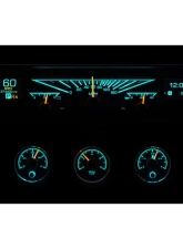 Dakota Digital HDX System Black Face for 1961-1962 Chevrolet Impala, Dashboard Gauge Set                                     - HDX-61C-IMP-K - Image 8