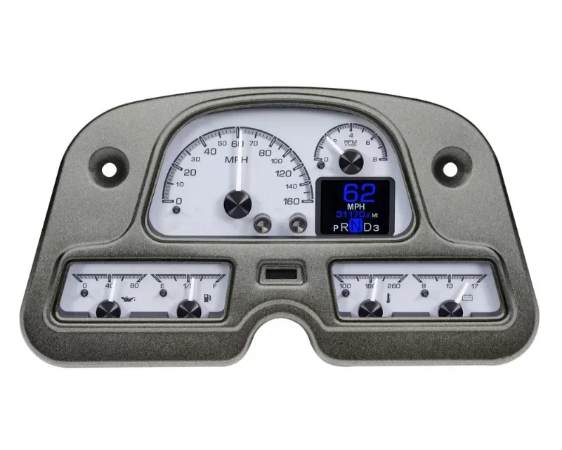 Dakota Digital HDX System Silver Face Toyota FJ 1962-1984 - HDX-62T-FJ-S