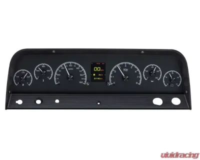 Dakota Digital HDX System Black Face for 1964-1966 Chevrolet Pickup Trucks - HDX-64C-PU-K
