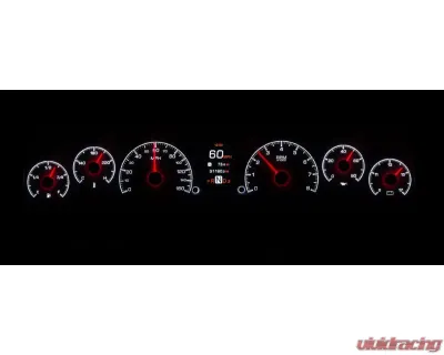Dakota Digital HDX System Black Face for 1964-1966 Chevrolet Pickup Trucks - HDX-64C-PU-K