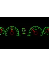 Dakota Digital HDX System Black Face for 1964-1966 Chevrolet Pickup Trucks                                     - HDX-64C-PU-K - Image 4