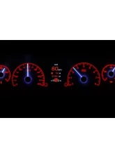Dakota Digital HDX System Black Face for 1964-1966 Chevrolet Pickup Trucks                                     - HDX-64C-PU-K - Image 5